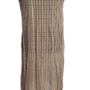 Long Lace Open Front High Low Cardigan